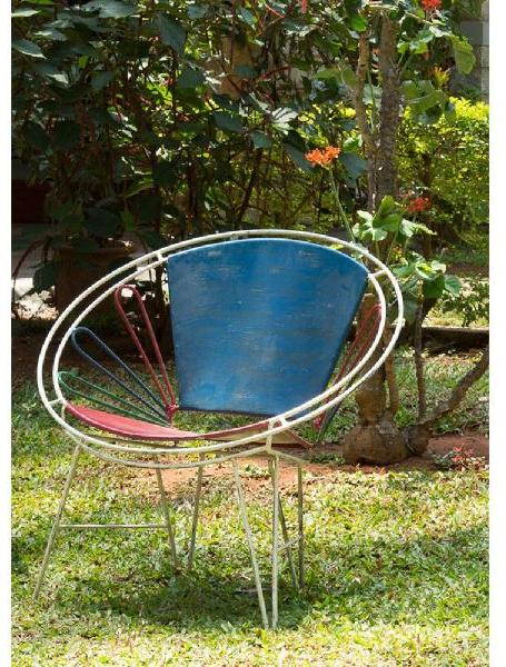 metal garden chair