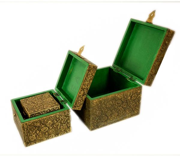 Brass Fitted Jewellery Box
