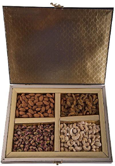 Golden Colored Dry Fruit Box