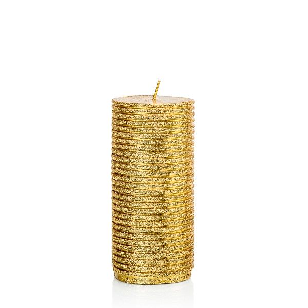 GLITTER GOLD CANDLE LARGE