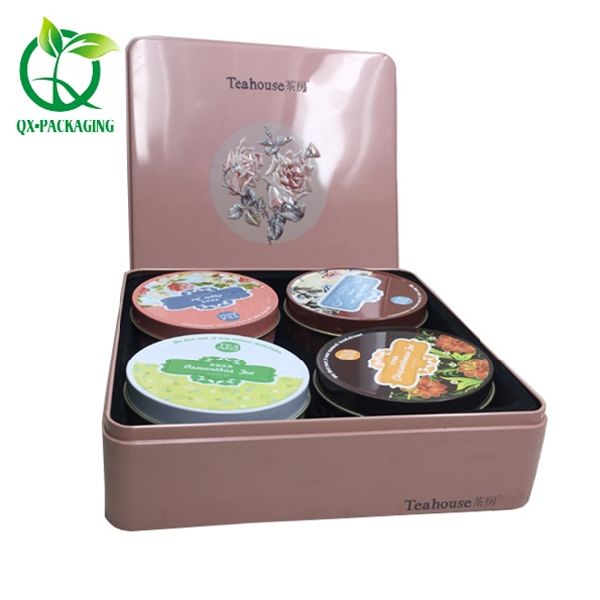 Square Decorative Tea Tins Manufacturer In China By