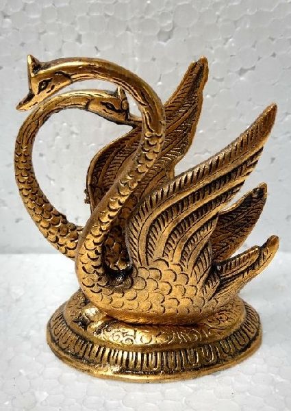 Golden Metal Duck Statue by Ram Art Handicraft from Hathras Uttar ...