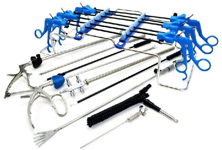 Stainless Steel Laparoscopy Set, for Surgery