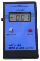 Static charge meter