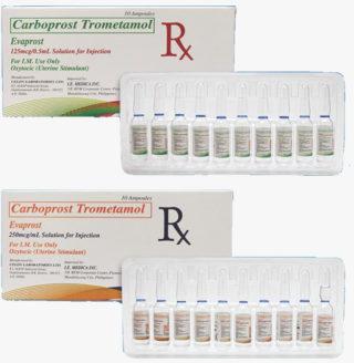 CARBOPROST 125 & 250 MCG INJECTION