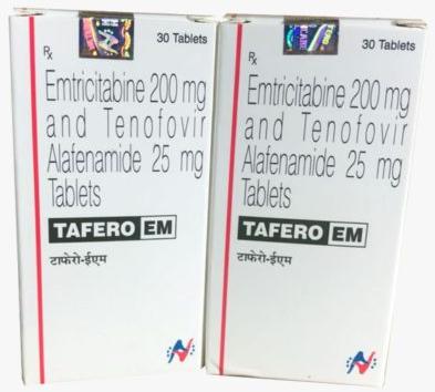 TAFERO EM 200MG/25MG TABLET, Packaging Type : Plastic Bottle