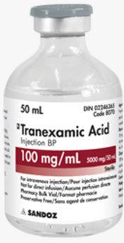 TRANAXAMIC ACID INJECTION 100 MG / ML