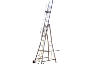 Polymer Wheeled Extention Ladders