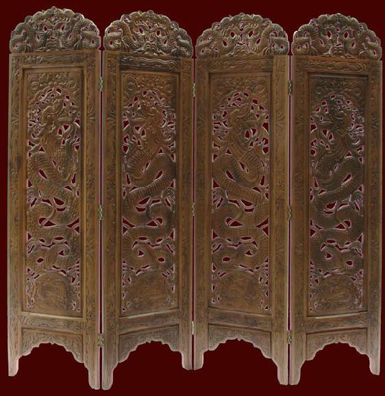 Wood Antique Carved Screen, Feature : Highly Reliable