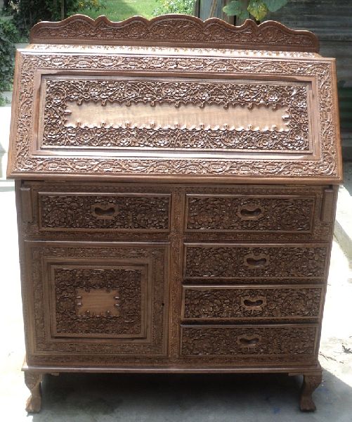 Buy Carved Antique Writing Desk From Oriental Arts Emporium