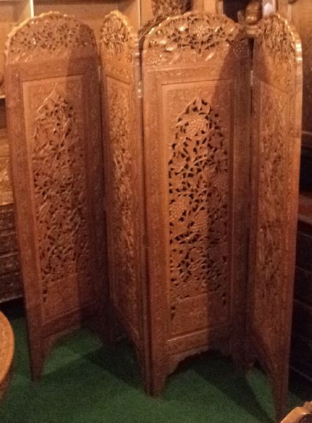 Wooden Carved Screen Partition