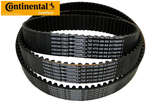 Rubber Contitech Timing Belt, for Automobile Use, Pattern : Plain, Printed