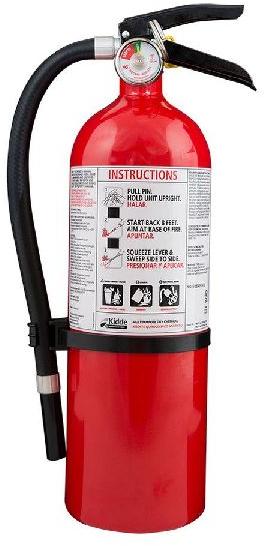 Mild Steel Fire Extinguisher, Color : Red