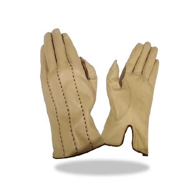 Driving Gloves Color Cream