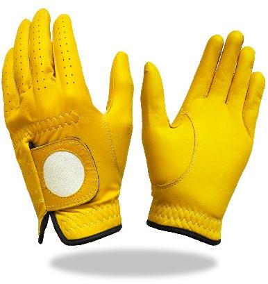 Golf Gloves Col.yellow