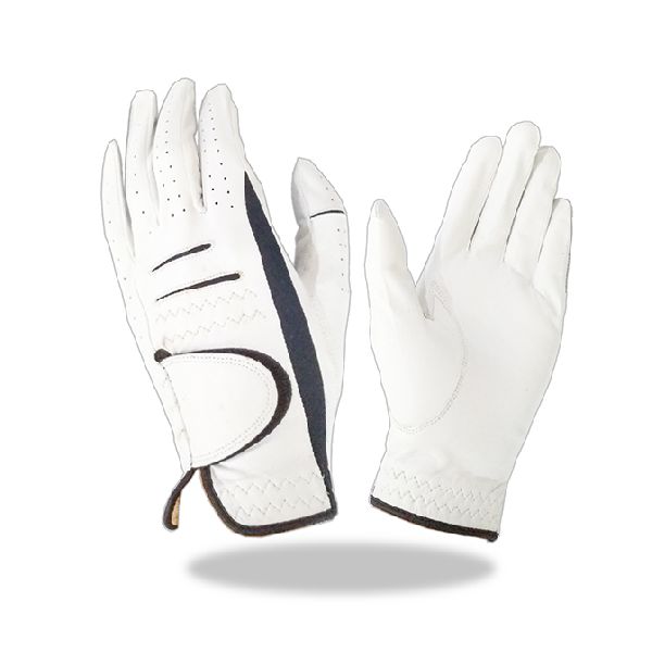 Golf Glove Combined Lycra Color White for gloves
