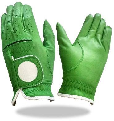 Green Golf Gloves
