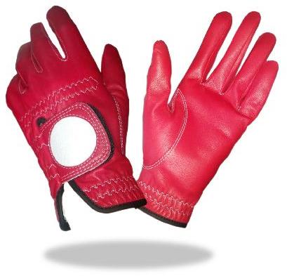 Golf Gloves Red Color