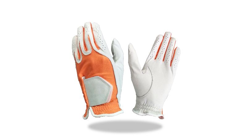 Golf Gloves White Color Combine Lycra
