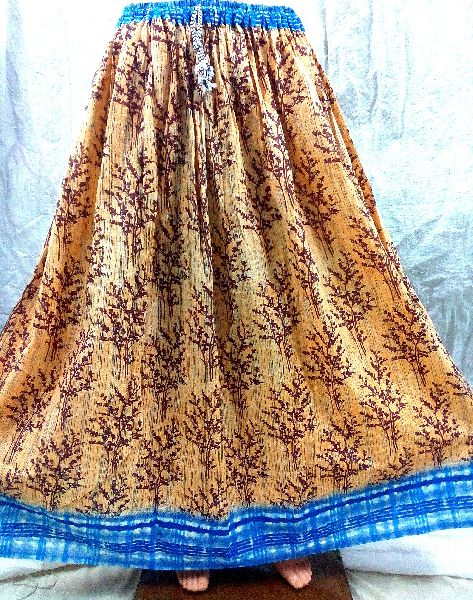 Handmade Block Printed Long Magic Wrap Skirts in Jaipur at best price by  Jaipur Online  Justdial