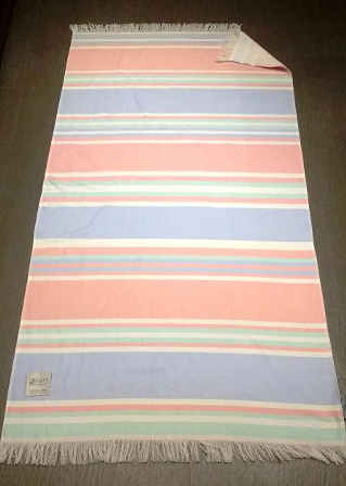 Piece Dyed Multi Stripe Fouta Towel, Pattern : Printed