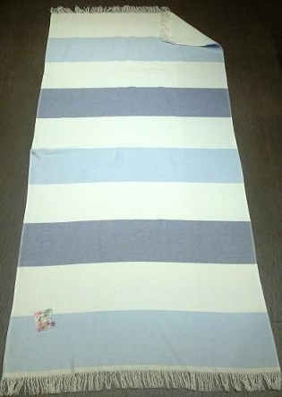 Piece Dyed Stripe Fouta Towel, Pattern : Striped, Checked