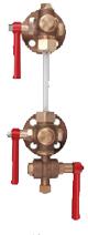 Bronze Sleeve Packed Water Level Gauge Flanged