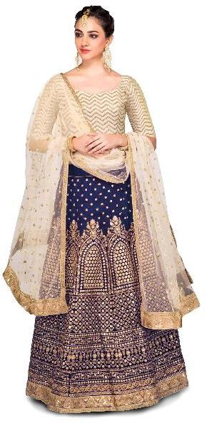 Fashmina Womens Designer Bridal Lehenga Choli And Dupatta-F-7009(A)