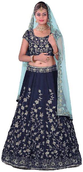 Fashmina Womens Designer Bridal Lehenga Choli And Dupatta-F-7011(A)