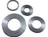 Corrugated metallic gaskets