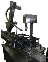 Screw Capping Machine with Cap Elevator