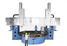 Double Column Fixed Cross Rail CNC VTL