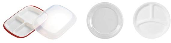 LUNCH PLATES WITH / WITHOUT LID