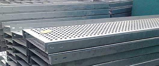 HOT DIP GALVANIZED PERFORATED CABLE TRAYS