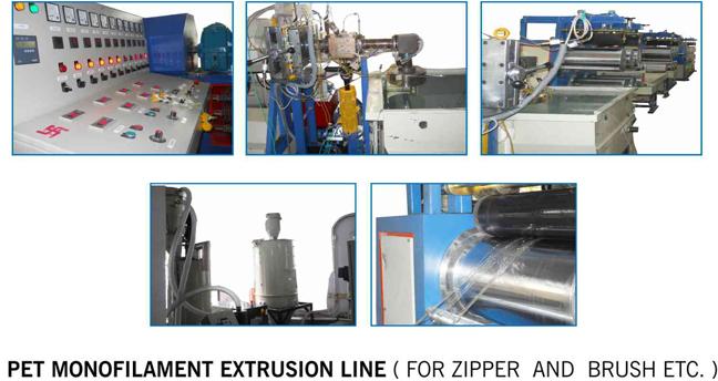 SHREE JI 440V Semi Automatic Electric Polyester Monofilament Extrusion Line