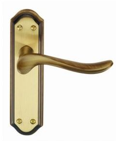 Metal Door Handle, Color : Brown