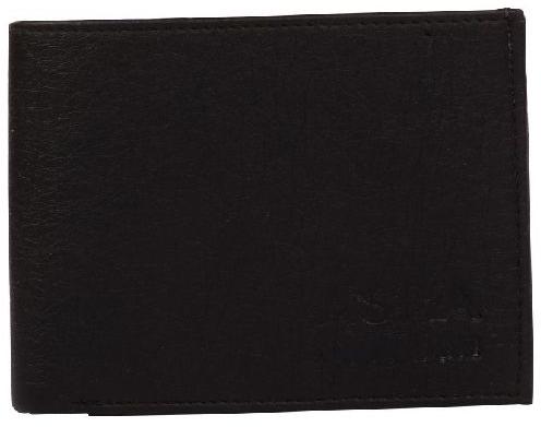 SKU-ACW-2 ASRA Creation Leather Black Wallet