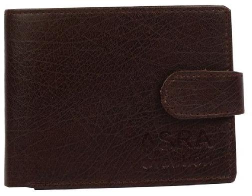 SKU-ACW-3 ASRA Creation Leather Black Wallet