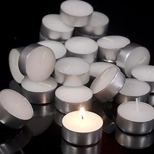 T Light Candles, for Home, Banquet, Color : White