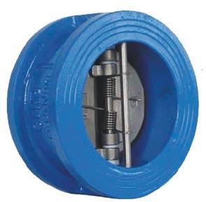  Dual Plate Check Valve, for Water Fitting, Color : Blue