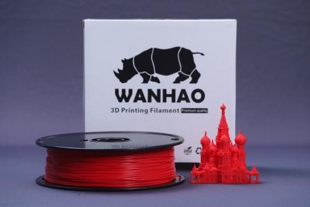 Wanhao 1.75mm PLA 3D Printer Filament, Color : RED