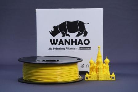 Wanhao 1.75mm PLA 3D Printer Filament, Color : Yellow