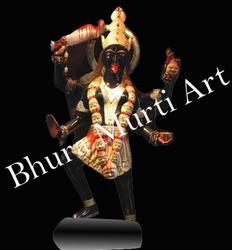 Black Stone Kali Statue 1, Color : Multicolor