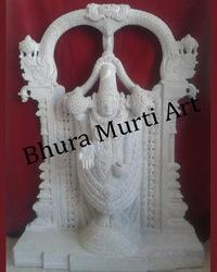 Black Stone Tirupati Balaji Statue 1, Color : White