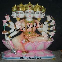 Marble Gayatri Mata Statue 2, Size : 12, 15, 18, 21, 24, 27, 30, 33, 36, 39, 42, 45, 48, 51