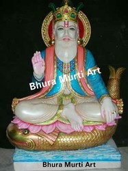 Marble Jhulelal Statue 1, Size : 12, 15, 18, 21, 24, 27, 30, 33, 36, 39, 42, 45, 48, 51