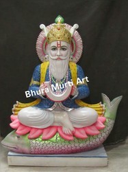 Marble Jhulelal Statue 2, Size : 12, 15, 18, 21, 24, 27, 30, 33, 36, 39, 42, 45, 48, 51