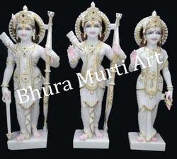 Marble Ram Darbar Statue 3, Color : Multicolor, White