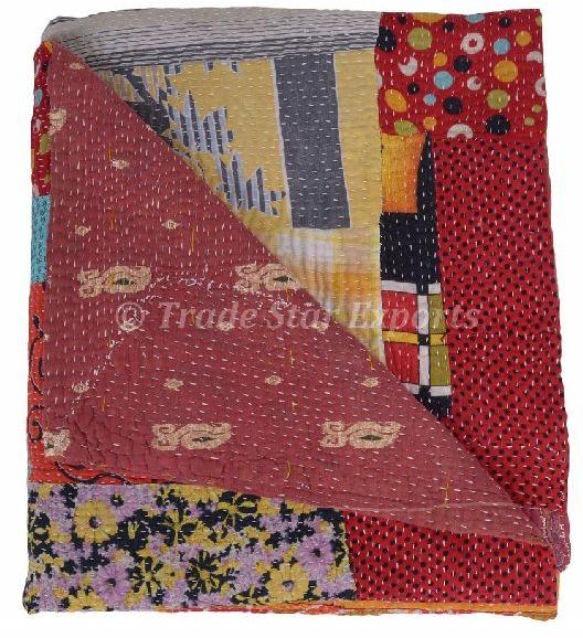 Colorful Patchwork Kantha Work