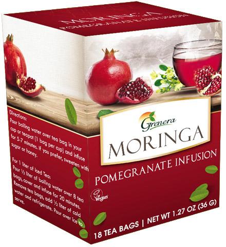 Moringa Pomegranate Tea